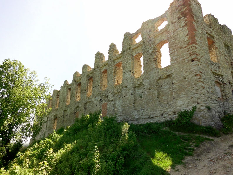 ruiny zamku w rabsztynie